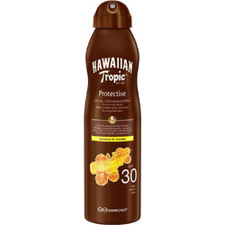 Hawaiian Tropic Dry Αδιάβροχο Spray Μαυρίσματος Σώματος SPF30 180ml