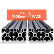 VEVOR 4PCS 39.4 in (1000mm) T Slot 4040 Aluminum Extrusion Profile 4040 Series / 600 mm