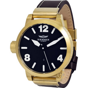 Haemmer Apollon XXL Brown Leather Strap H-11