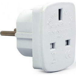CABLEXPERT AC POWER ADAPTER UK SOCKET TO EU SCHUKO PLUG 7,5A - (8716309079358)