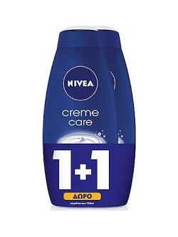 Nivea Creme Care Κρεμώδες Αφρόλουτρο 2x750ml