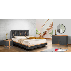 Κρεβατοκάμαρα No5054 με Ιδιαίτερο Design στο Κεφαλάρι