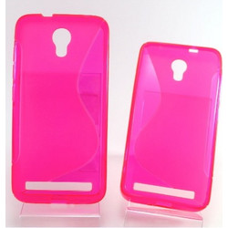 Θήκη TPU GEL S-Line για Alcatel One Idol 2 Mini S (6036Y) Ρόζ (OEM)