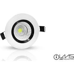 Led Cob Downlights LMS 7 W Epistar Chip Λευκό Ημέρας