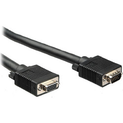VGA CABLE HD 15 MALE/FEMALE FILTERED 2m