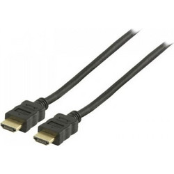 Valueline Καλώδιο HDMI 2.0 HDMI Male to HDMI Male 1m Black