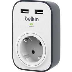 Belkin SurgePlus 1-Outlet Surge Protector with 2 USB Ports