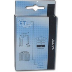 F. TOOLS FT614 CABLE TACKER STAPLES U14mm ΚΑΡΦΩΤΙΚΑ ΚΑΛΩΔΙΩΝ FT-614