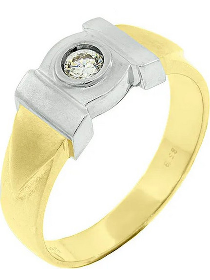 Million Diamonds Ανδρικό Δαχτυλίδι από Χρυσό 14K RA1220