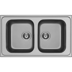 Pyramis Maidtec Fedra Ένθετος Νεροχύτης Inox Σατινέ 86x50cm 107162501