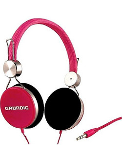 Grundig 52668 Ενσύρματα Ακουστικά Over Ear Ροζ