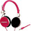 Grundig 52668 Ενσύρματα Ακουστικά Over Ear Ροζ