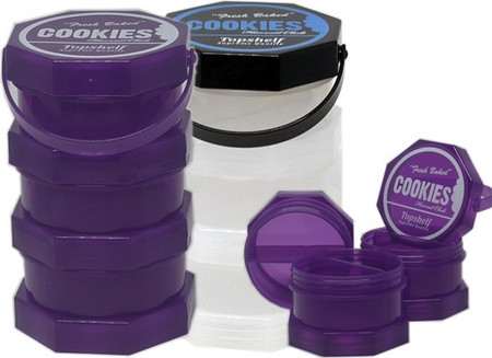 ΚΟΥΤΙΑ ΓΙΑ ΚΑΠΝΟ ΠΟΥ ΚΛΕΙΝΟΥΝ ΕΡΜΗΤΙΚΑ COOKIES STORAGE REGULAR & PURPLE
