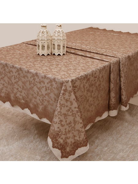 Ράνερ Δαντέλα Σετ 2Τεμ 45Χ145 Anna Riska 2330 Beige
