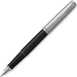 Πένα Parker Jotter Core Bond Street - Black Silver - Χρώμα γραφής Μπλε 1171.1201.01