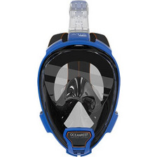 Ocean Reef Aria Snorkel S/M Μάσκα Θαλάσσης Full Face Μαύρη Μπλε