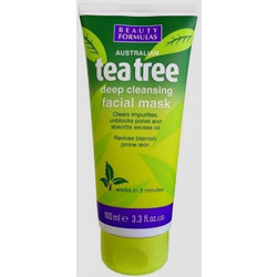 Beauty Formulas Tea Tree Κρεμώδης Μάσκα Προσώπου με Άργιλο 100ml
