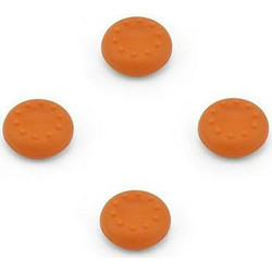 Analog Controller Thumb Stick Silicone Grip Caps Cover 4X Orange - PS4 / PS3 / PS2 / XBOX 360 / XBOX One