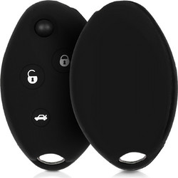 KW Θήκη Κλειδιού Citroen - Σιλικόνη - 3 Κουμπιά - Black (46797.01)