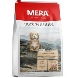 Mera Meradog Pure Sensitive Mini Adult Turkey & Rice 4kg