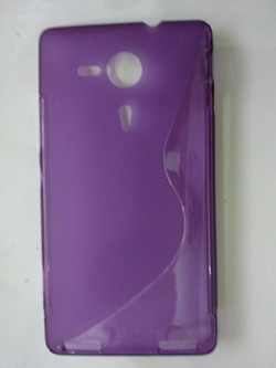 Sony Xperia SP M35h - S-Line Μαλακή Θήκη Μωβ (OEM)