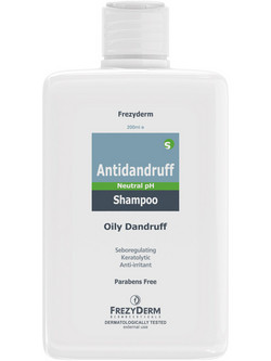Frezyderm Antidandruff Σαμπουάν κατά της Πιτυρίδας & της Σμηγματορροϊκής Δερματίτιδας για Λιπαρά Μαλλιά 200ml