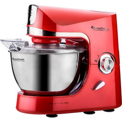 Turbotronic TT-002 Red Κουζινομηχανή 1500W με Ανοξείδωτο Κάδο 4.5lt