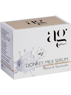 AG Pharm Donkey Αντιγηραντικό Serum Προσώπου με Γάλα Γαϊδούρας 1x2ml