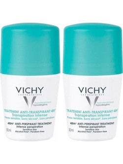 Vichy Anti Transpirant Αποσμητικό Roll On 48h 2x50ml