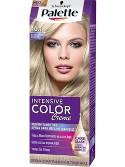 Schwarzkopf Palette Intensive Color Creme 10.1 Κατάξανθο Σαντρέ Μόνιμη Βαφή Μαλλιών 50ml