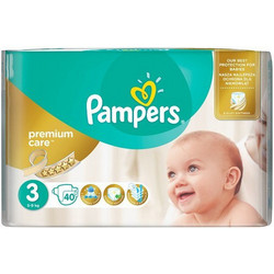 Pampers Premium Care Midi Πάνες No3 5-9kg 40τμχ