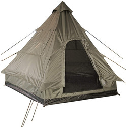 Mil-Tec Pyramid Σκηνή Camping Tipi 4 Ατόμων 4 Εποχών 290x270x225cm