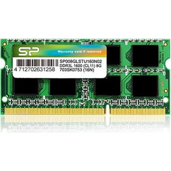 Silicon Power 8GB (1X8GB) DDR3 RAM 1600MHz C11 SoDimm SP008GLSTU160N02