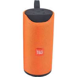 T&G TG-113 Αδιάβροχο Ηχείο Bluetooth 10W με Ραδιόφωνο Πορτοκαλί