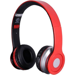 Rebeltec Crystal Ασύρματα Bluetooth Ακουστικά Over Ear Κόκκινα