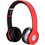 Rebeltec Crystal Ασύρματα Bluetooth Ακουστικά Over Ear Κόκκινα