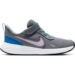 Nike Revolution 5 PSV Παιδικά Αθλητικά Παπούτσια για Τρέξιμο Ανθρακί BQ5672-051
