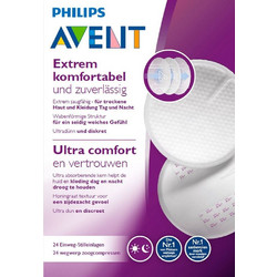 Philips Avent Ultra Comfort Επιθέματα Στήθους 24τμχ