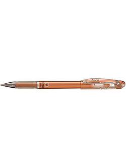Pentel Slicci Metallic Bronze Στυλό Gel 0.8mm Bronze