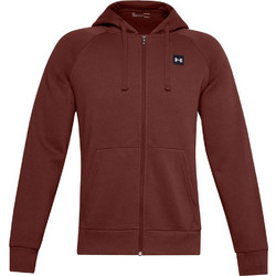 Under Armour Rival Ανδρική Ζακέτα Fleece με Κουκούλα και Φερμουάρ Rusted 1357111-688