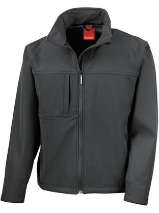 Result Ανδρικό Μπουφάν Χειμωνιάτικο Softshell Ανθρακί R121M