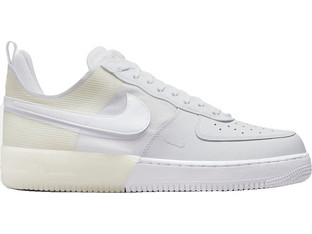 Nike Air Force 1 React Ανδρικά Sneakers Λευκά DM0573-100