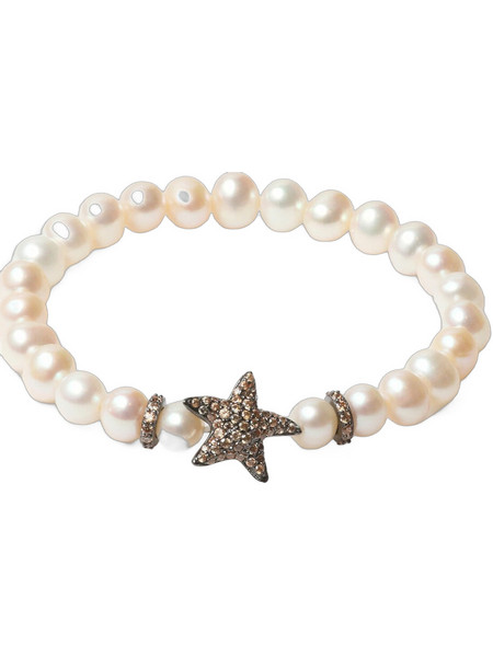 Lancaster Γυναικείο Βραχιόλι από Ασήμι με Πέρλα JLA-BR-STAR-4-WH