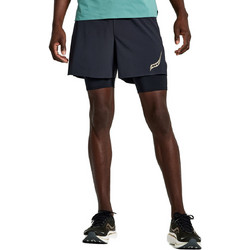 Saucony Αθλητικό Ανδρικό Σορτς Μαύρο SAM800339-BK