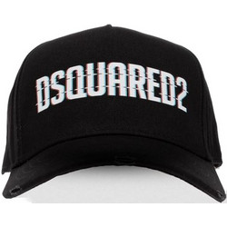 Dsquared2 Ανδρικό Καπέλο Jockey Υφασμάτινο Μαύρο BCM070605C00001-2124