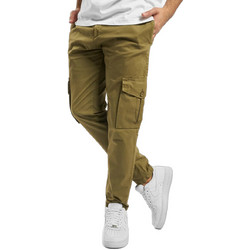 Urban Classics Ανδρικό Παντελόνι Cargo Joggers Ελαστικό Κανονική Εφαρμογή Χρυσό TB3507