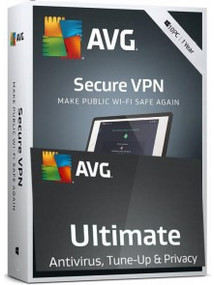 AVG Ultimate 2021 Unlimited (10 Devices / 1 Year) + VPN