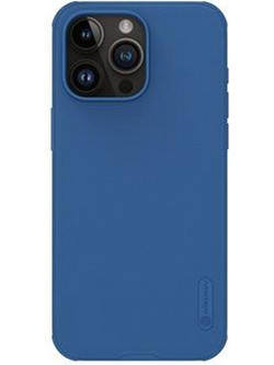 Nillkin Super Frosted Shield Magnetic Back Cover Blue (iPhone 15 Pro Max)