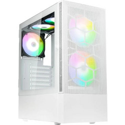 Kolink Observatory MX Mesh ARGB Tempered Glass White Gaming Midi Tower Κουτί Υπολογιστή με Πλαϊνό Παράθυρο