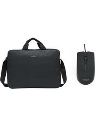 Nilox NXBM001 Τσάντα Laptop Ώμου 15.6" Black